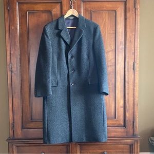 Men’s long winter trench coat